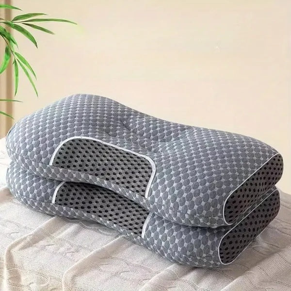 3D Knitted Cotton Neck Support Pillow