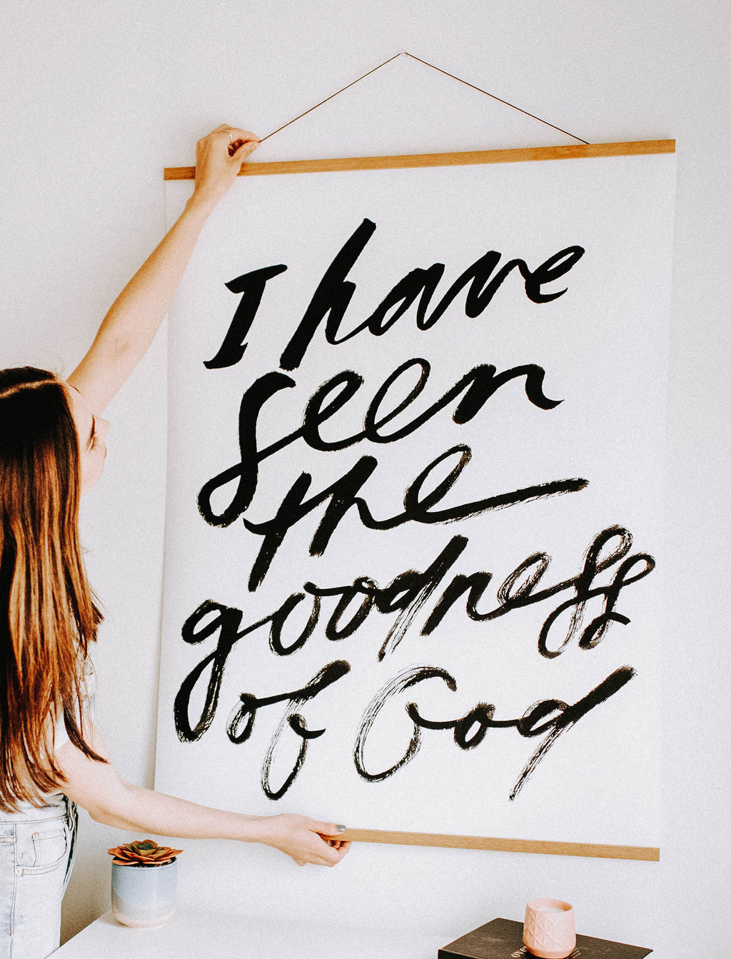 “I Have Seen” Large Art Poster
