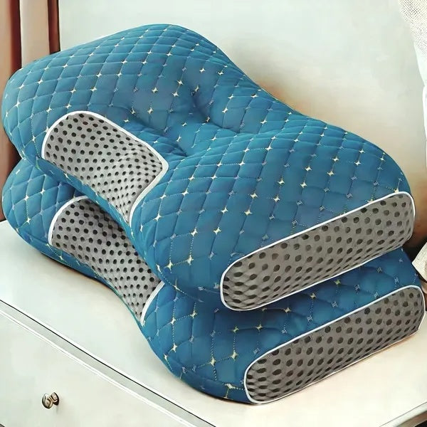 3D Knitted Cotton Neck Support Pillow