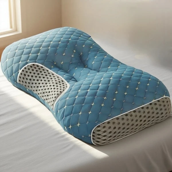 3D Knitted Cotton Neck Support Pillow