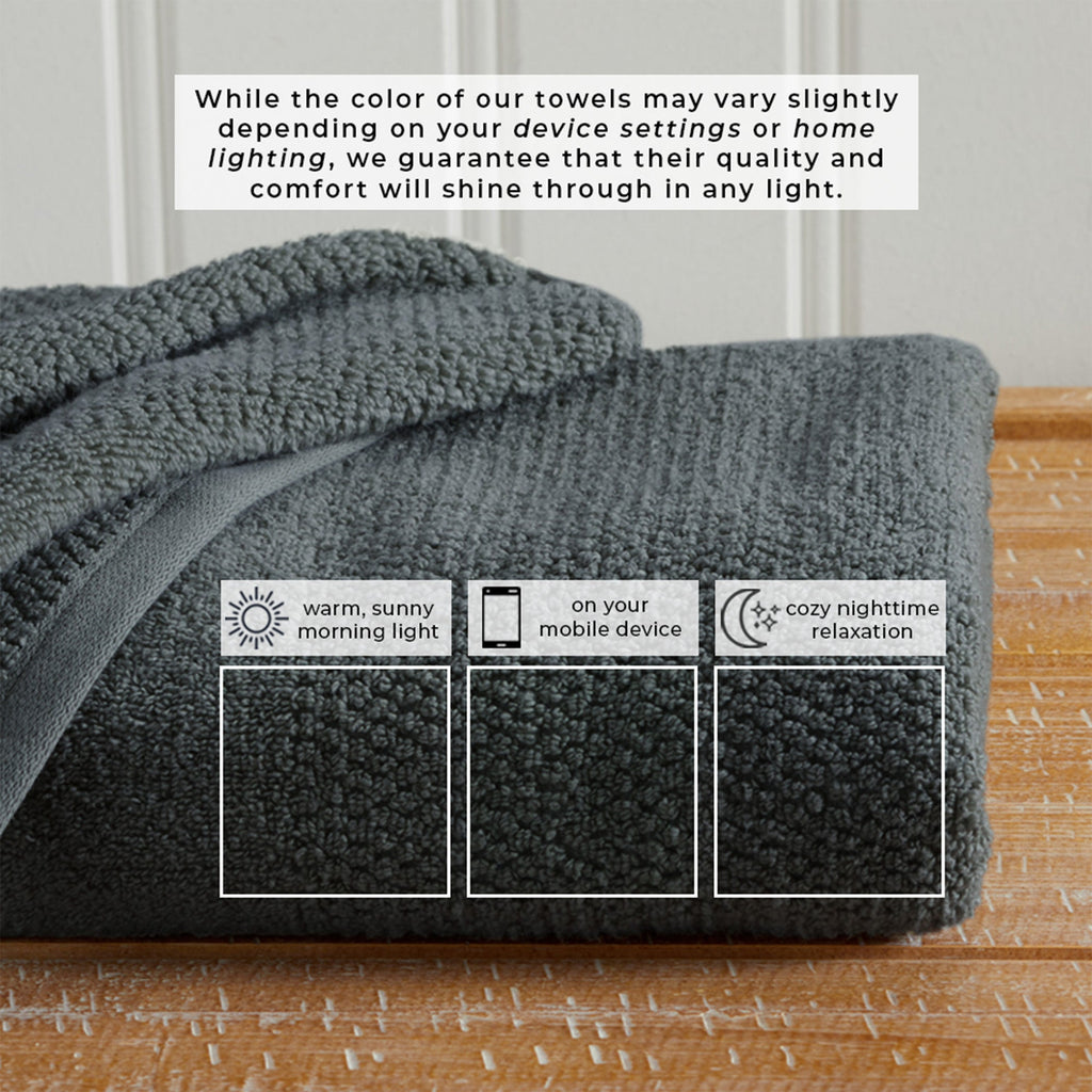 Marbella Textured Cotton Bath Towel Set