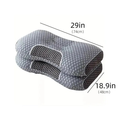 3D Knitted Cotton Neck Support Pillow