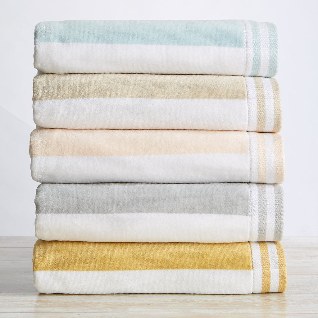 Edgartown Striped Cabana Beach Towel