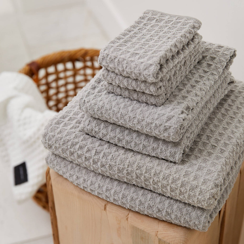Geometry Waffle Bath Towel