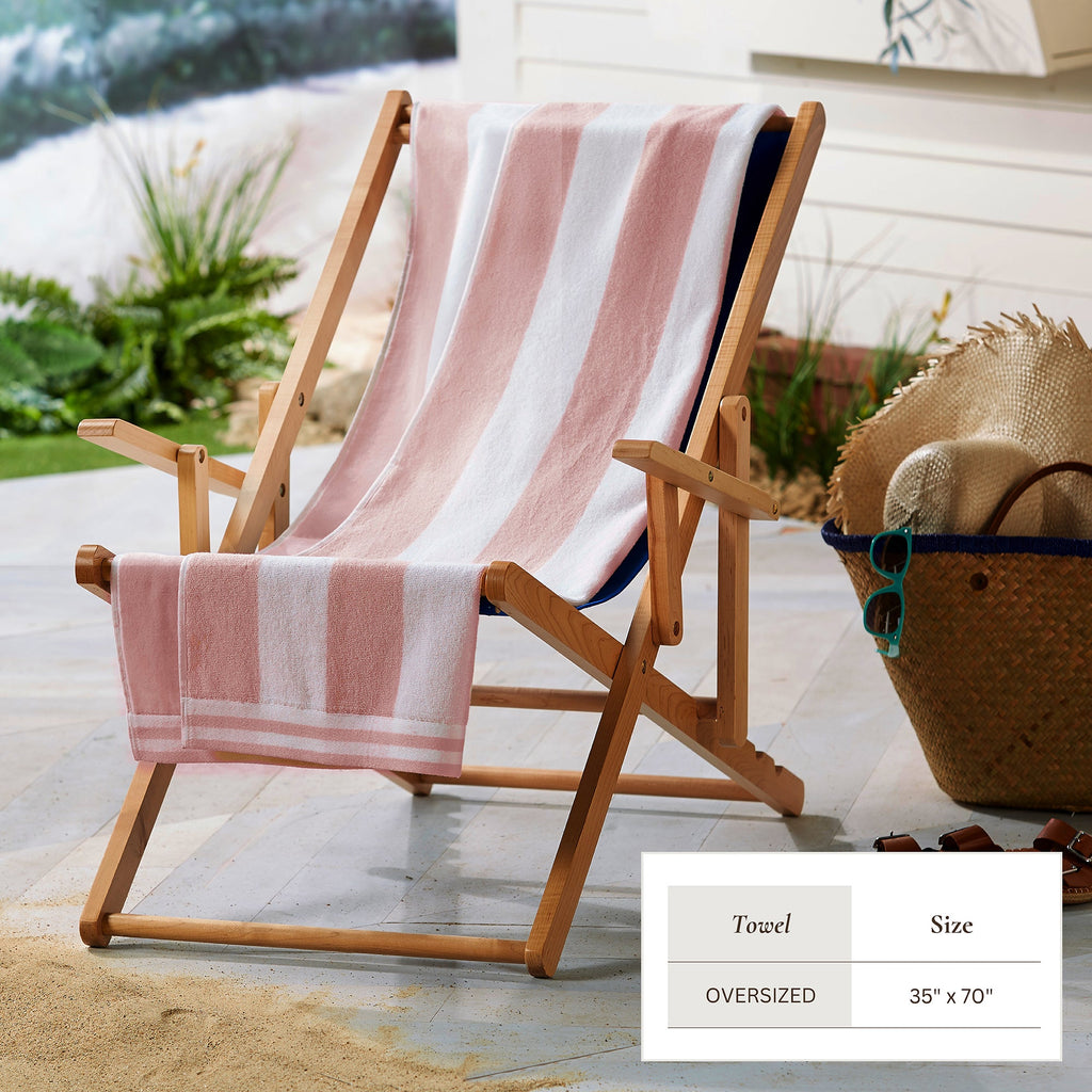 Edgartown Striped Cabana Beach Towel