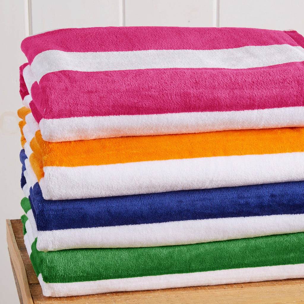 Novia Cabana Stripe Cotton Beach Towel