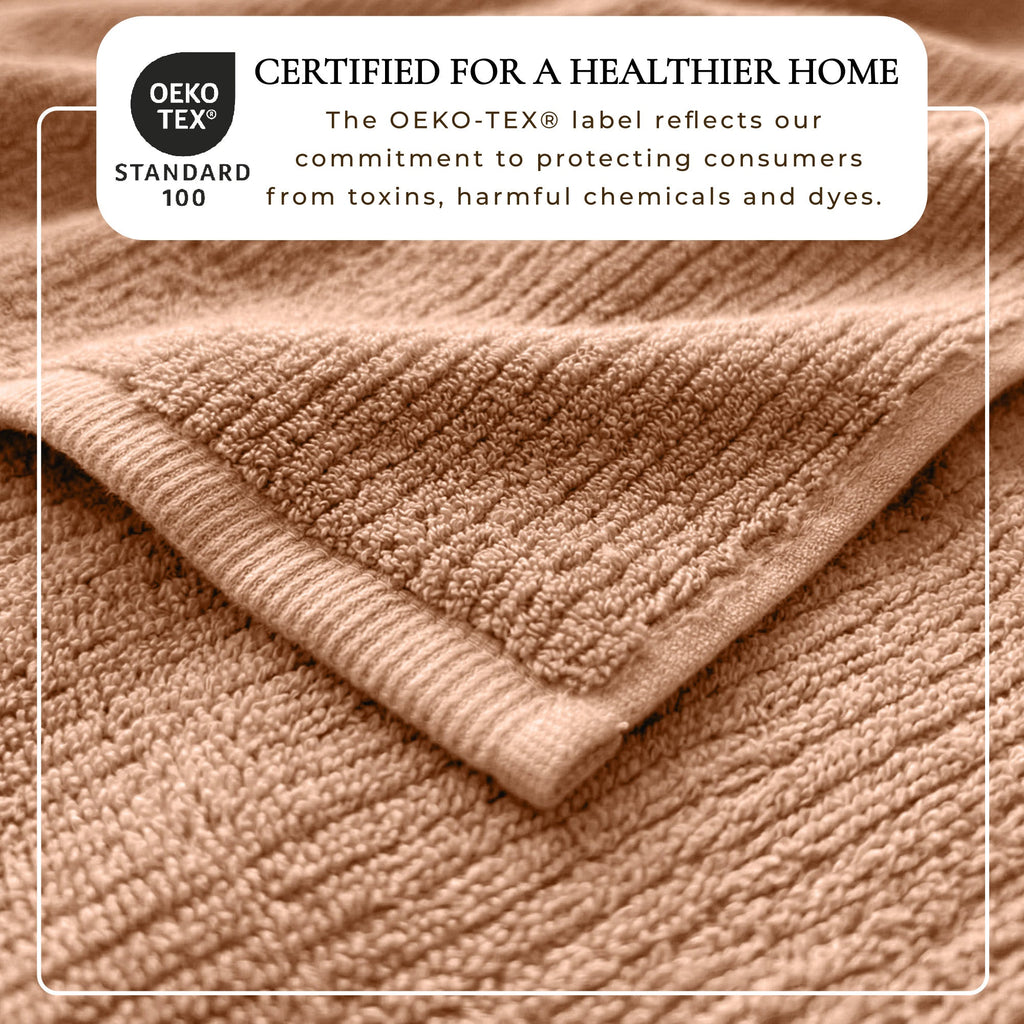 Georgiana Turkish Cotton Ribbed Towel Set (6-Piece)