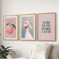 Humorous Wall Art Print Set