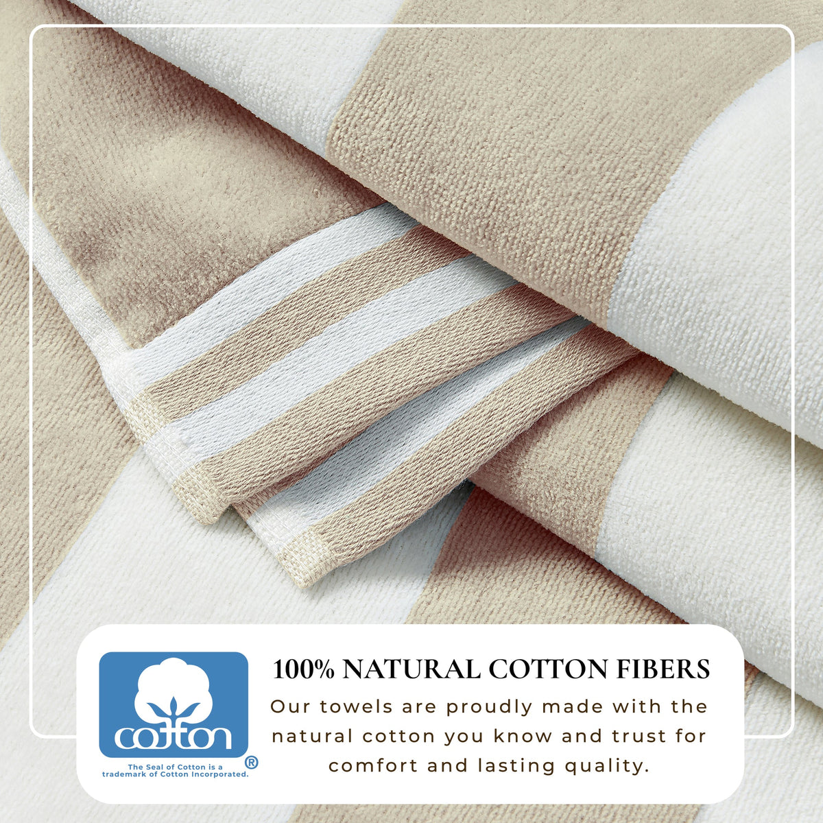 Edgartown Striped Cabana Beach Towel