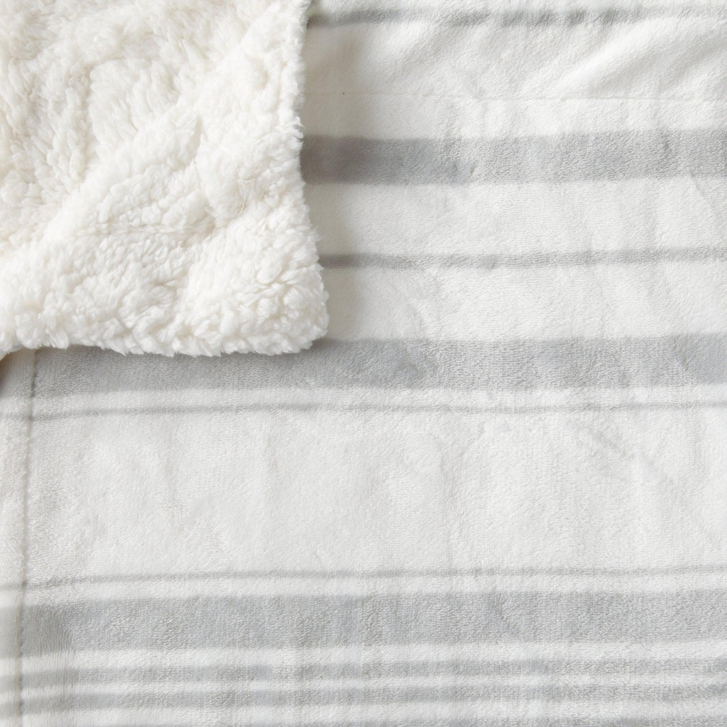 Kinsley Velvet Plush Sherpa Blanket