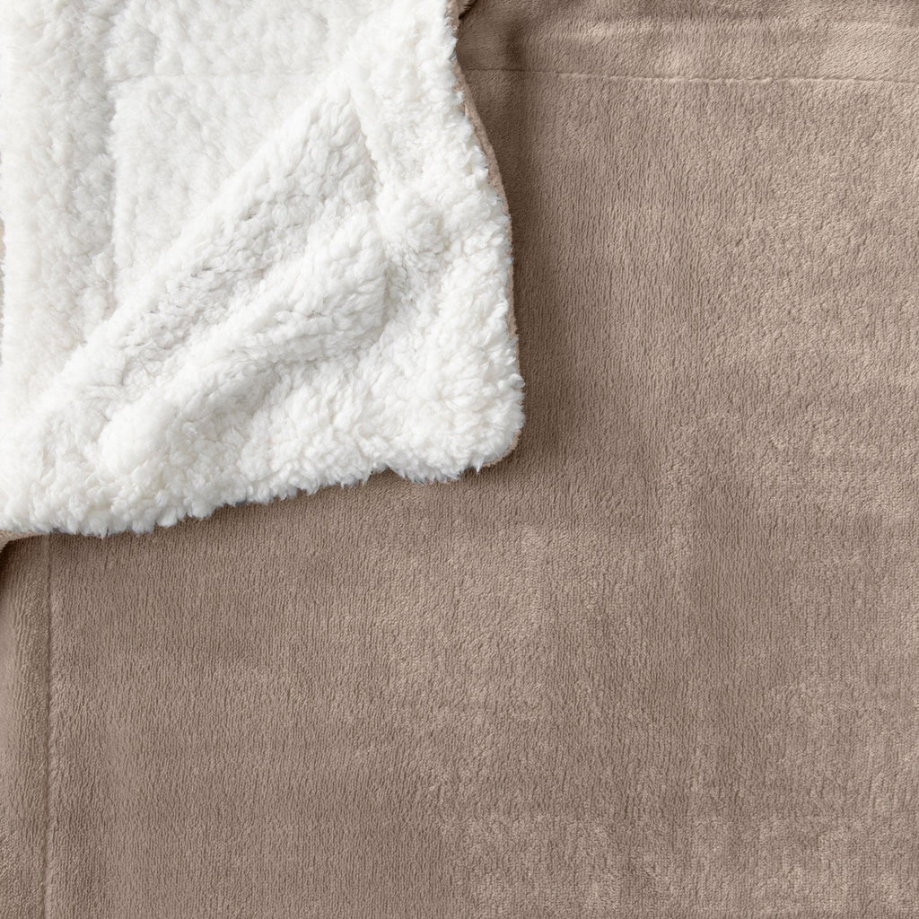 Kinsley Velvet Plush Sherpa Blanket