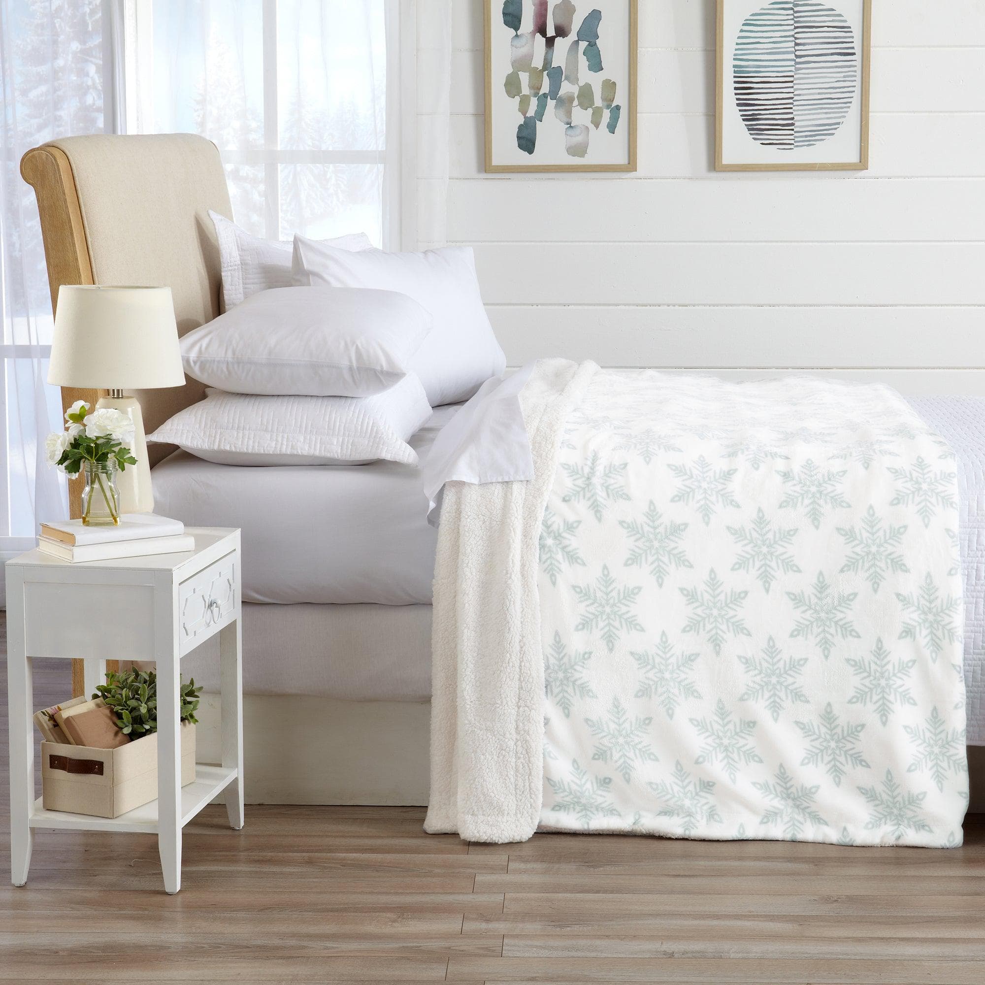 Kinsley Velvet Plush Sherpa Blanket