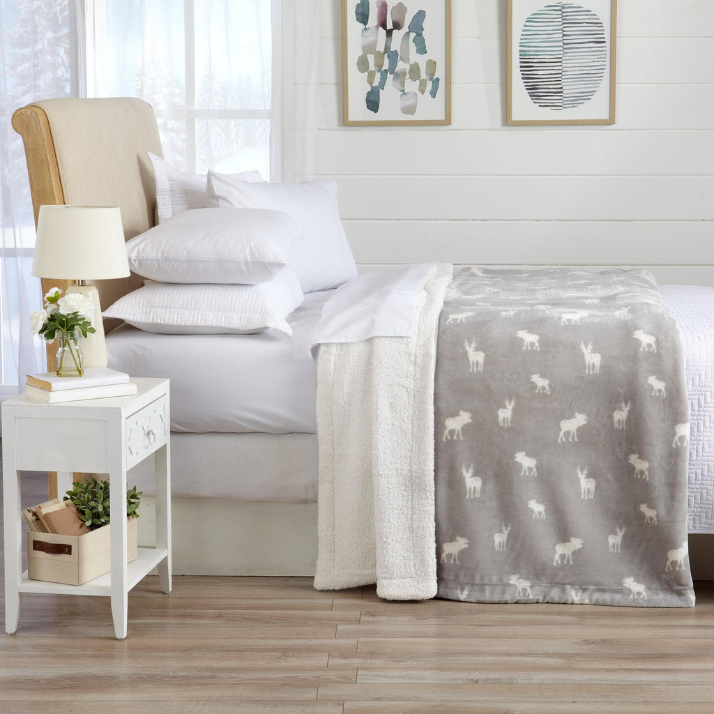 Kinsley Velvet Plush Sherpa Blanket