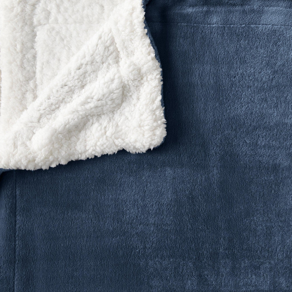 Kinsley Velvet Plush Sherpa Blanket