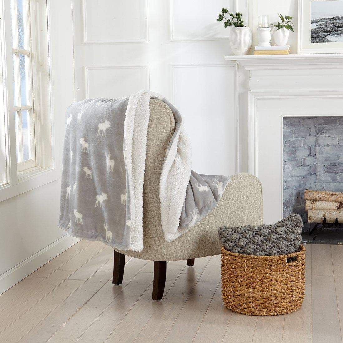 Kinsley Velvet Plush Sherpa Blanket
