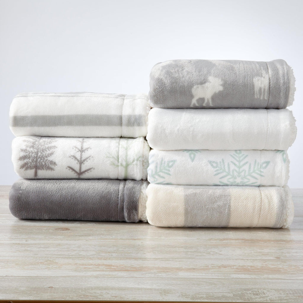 Kinsley Velvet Plush Sherpa Blanket