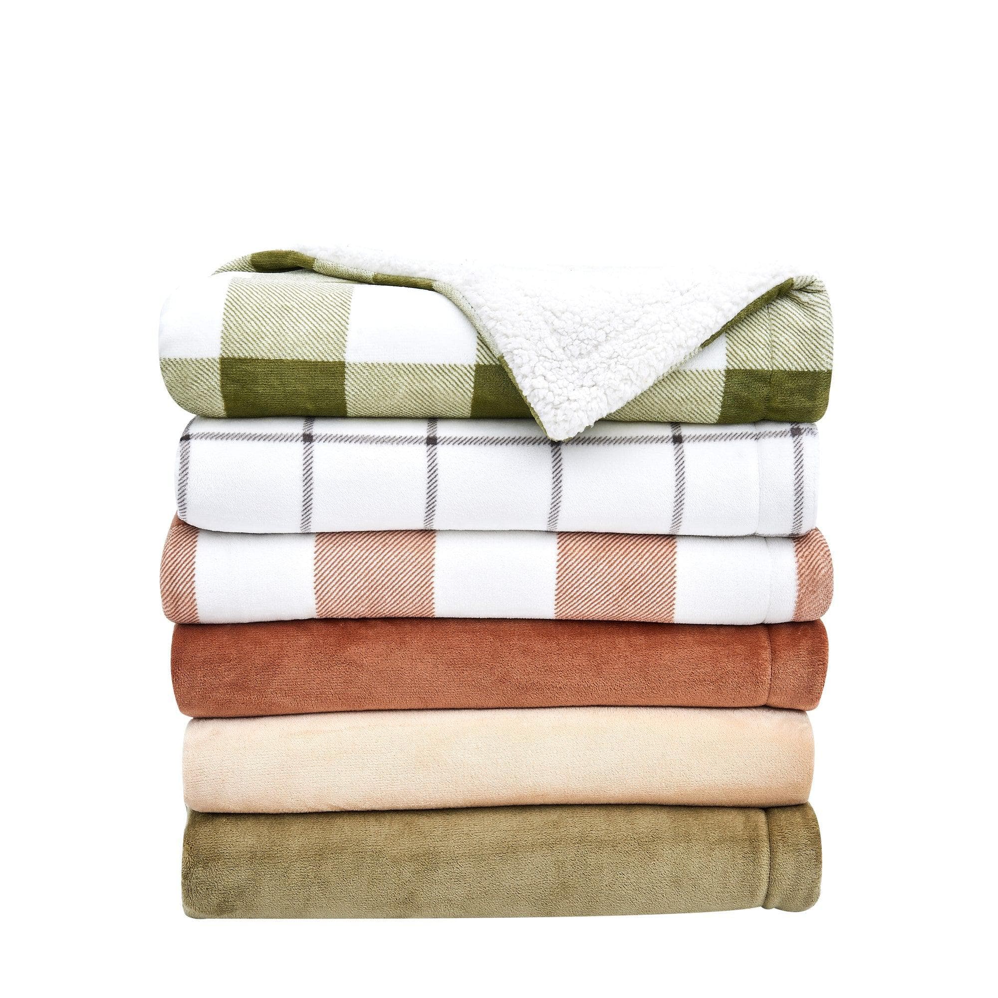 Kinsley Velvet Plush Sherpa Blanket