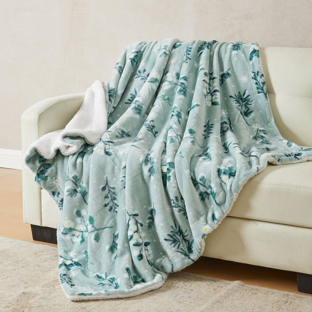Kinsley Velvet Plush Sherpa Blanket