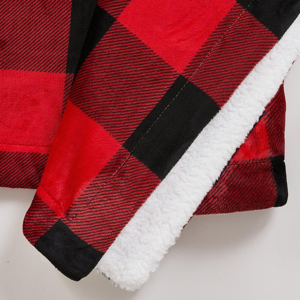 Kinsley Velvet Plush Sherpa Blanket