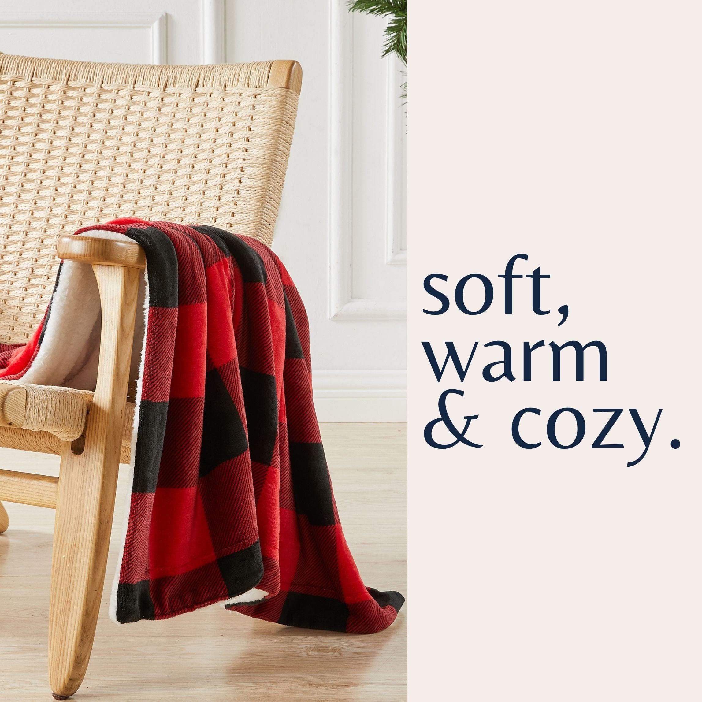 Kinsley Velvet Plush Sherpa Blanket