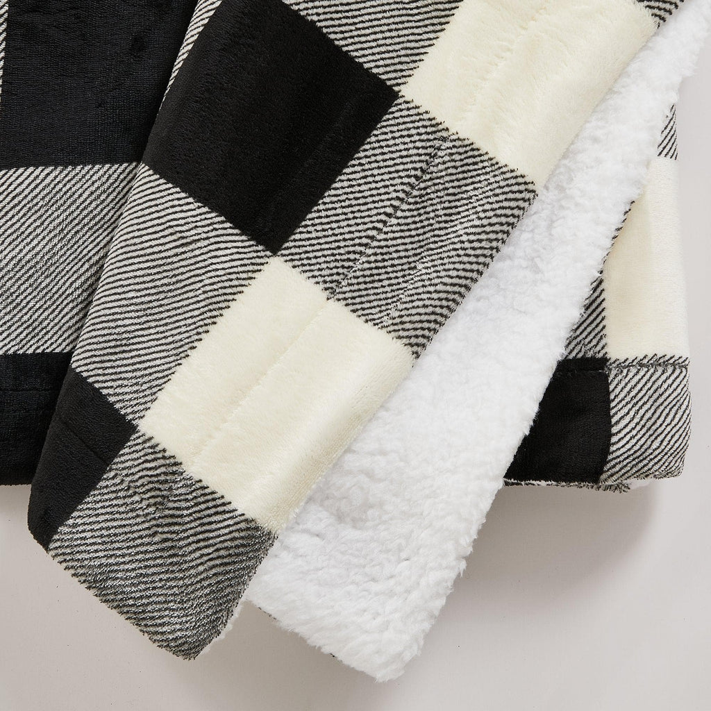Kinsley Velvet Plush Sherpa Blanket