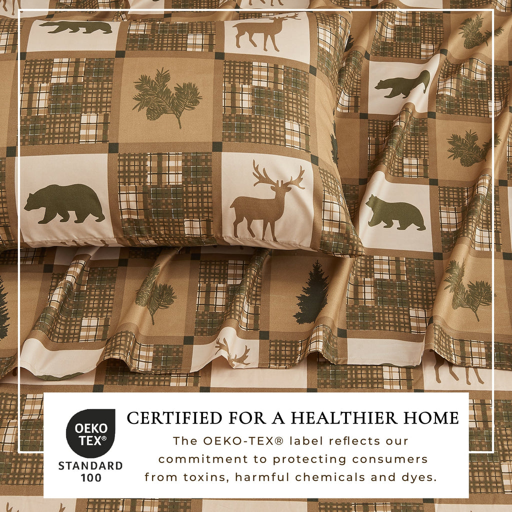 Mountain Ridge Lodge Printed Sheet Set