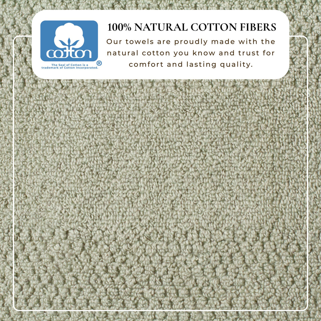 Marbella Textured Cotton Bath Towel Set