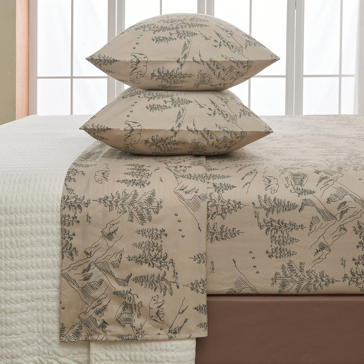 Mountain Ridge Lodge Printed Sheet Set