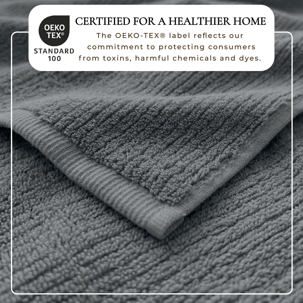 Georgiana Turkish Cotton Ribbed Towel Set (6-Piece)