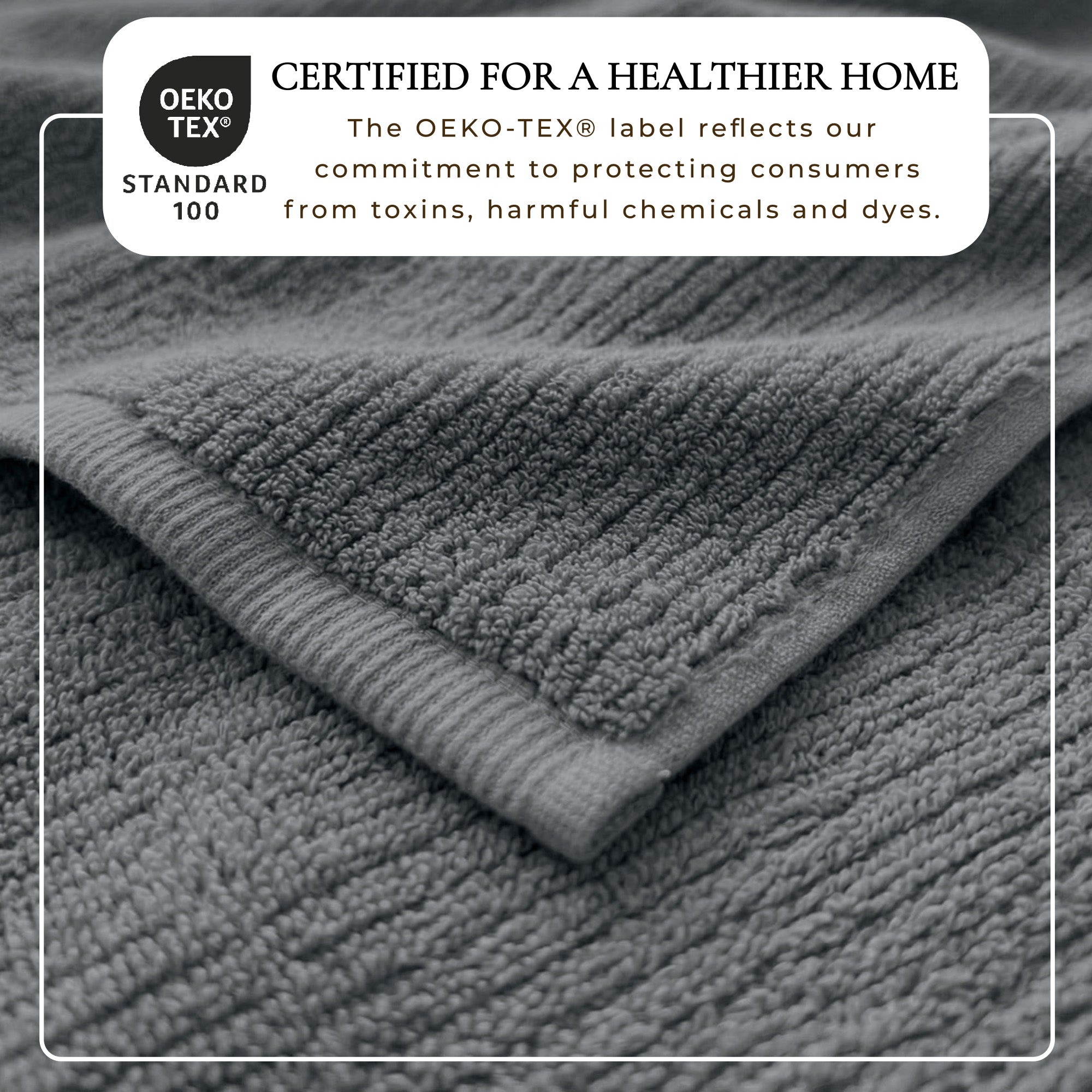 Georgiana Turkish Cotton Ribbed Towel Set (6-Piece)
