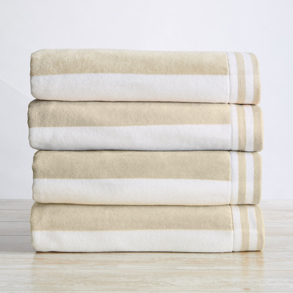 Edgartown Striped Cabana Beach Towel