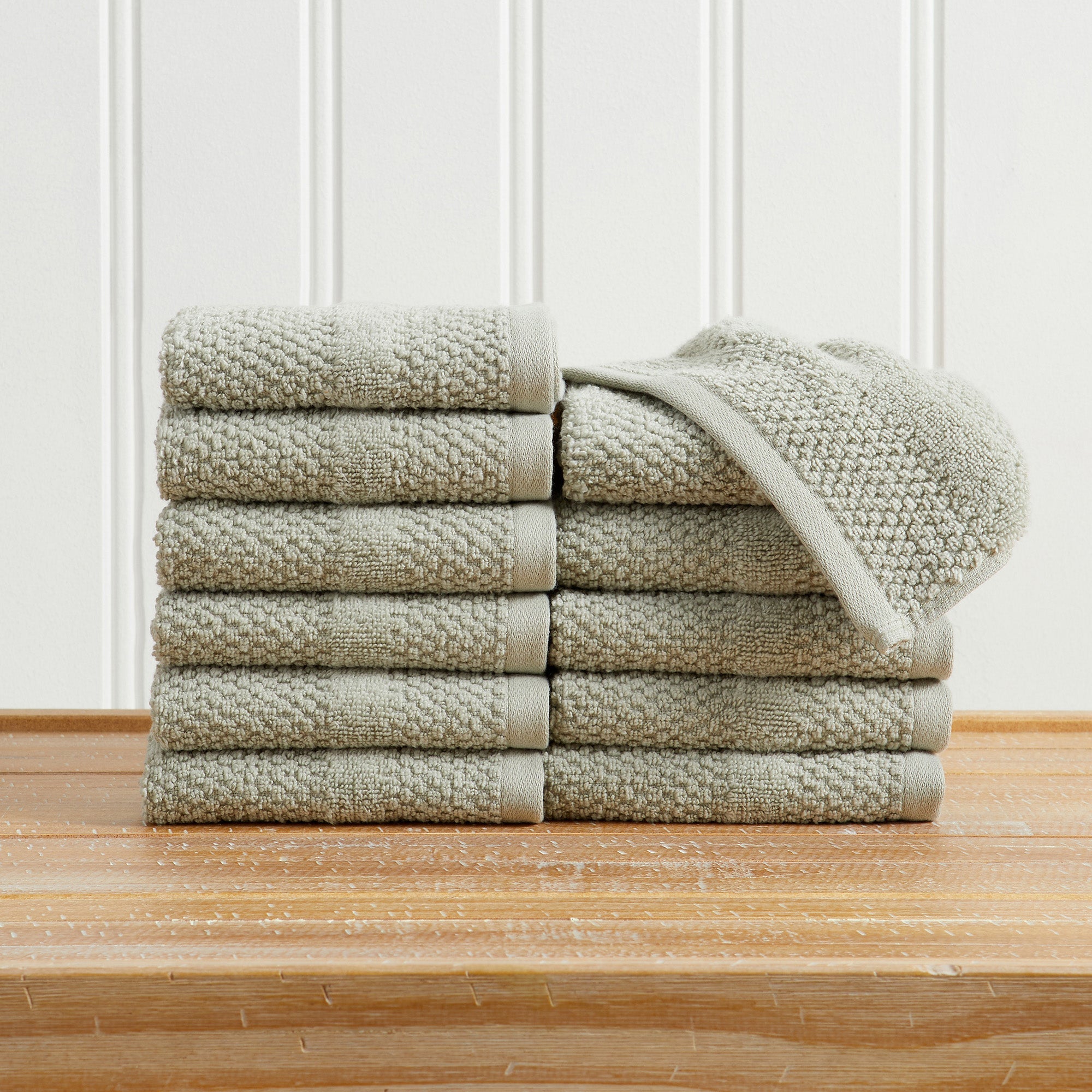 Marbella Textured Cotton Bath Towel Set