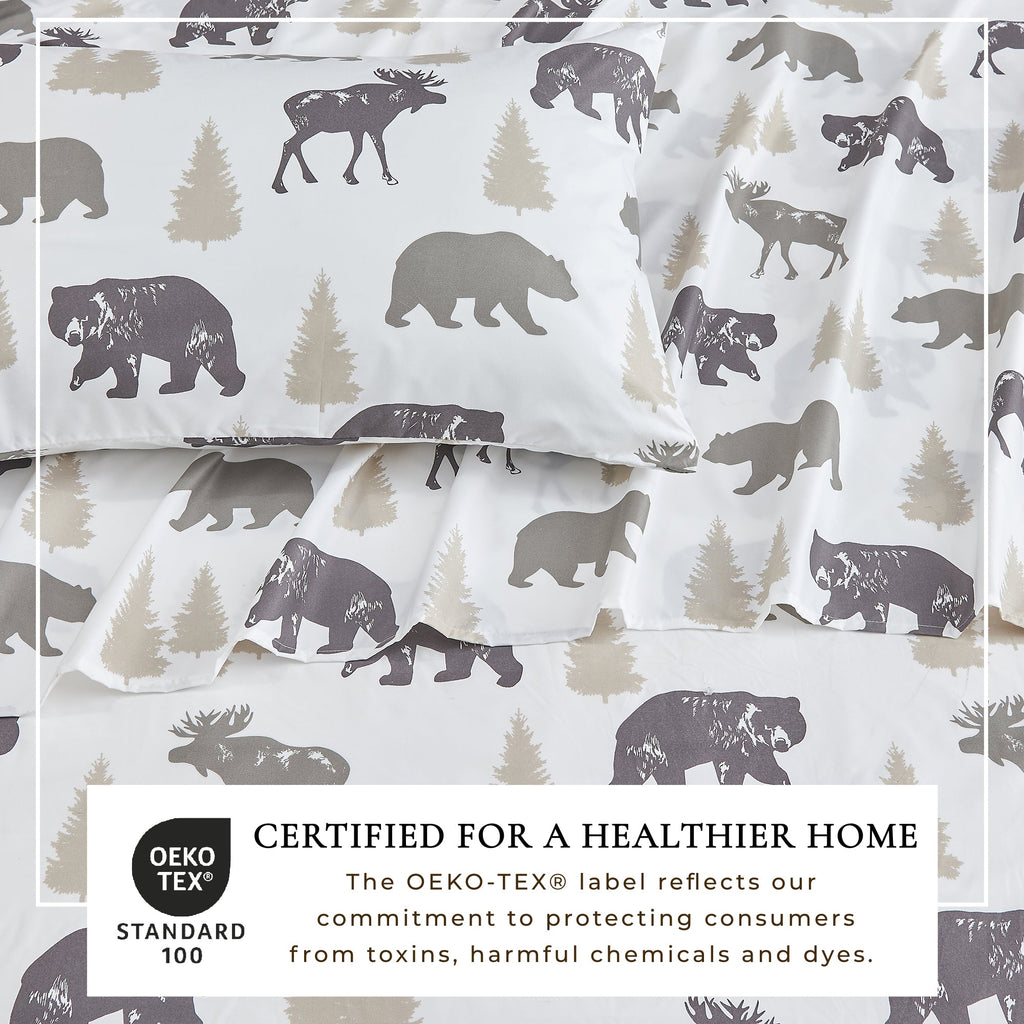 Mountain Ridge Lodge Printed Sheet Set