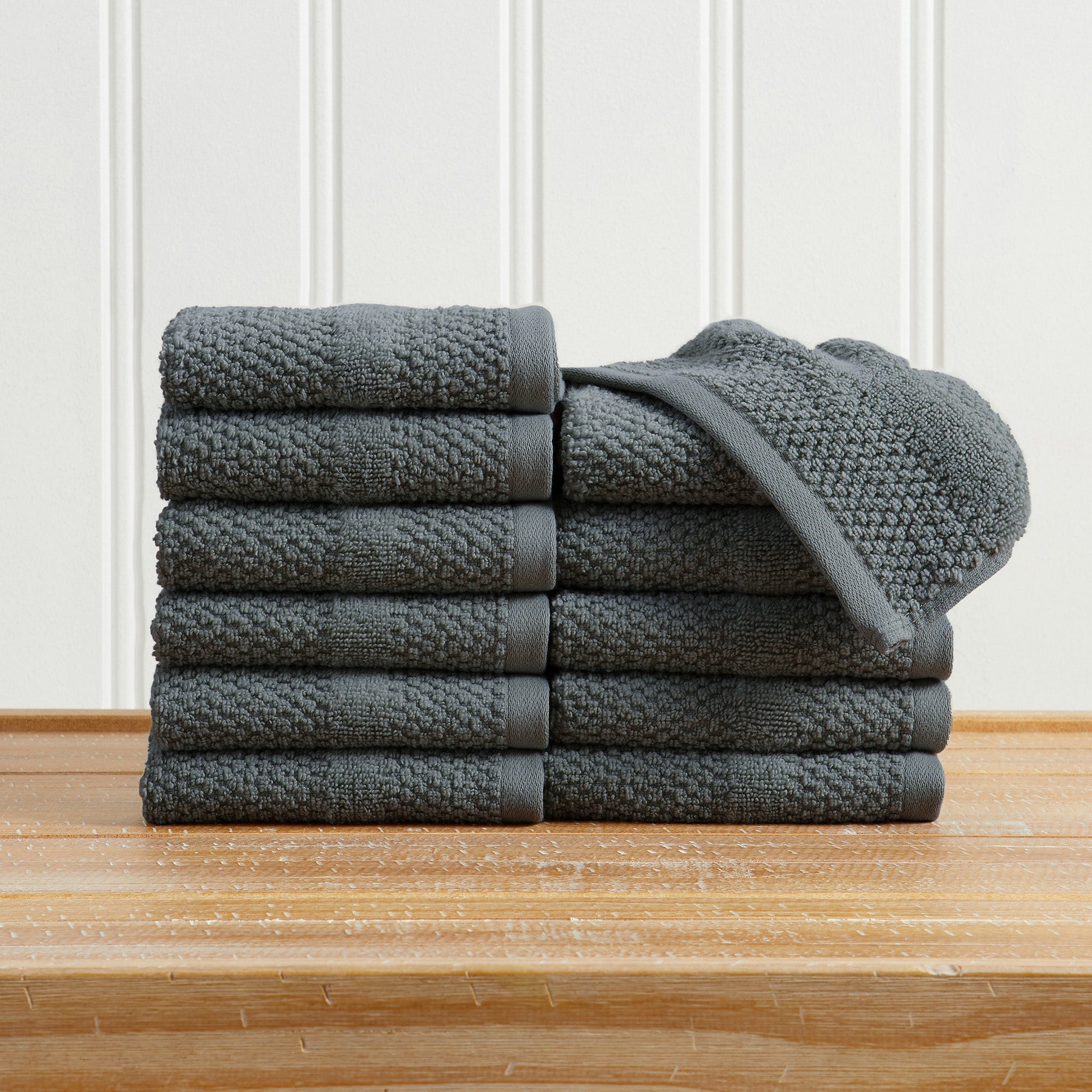 Marbella Textured Cotton Bath Towel Set
