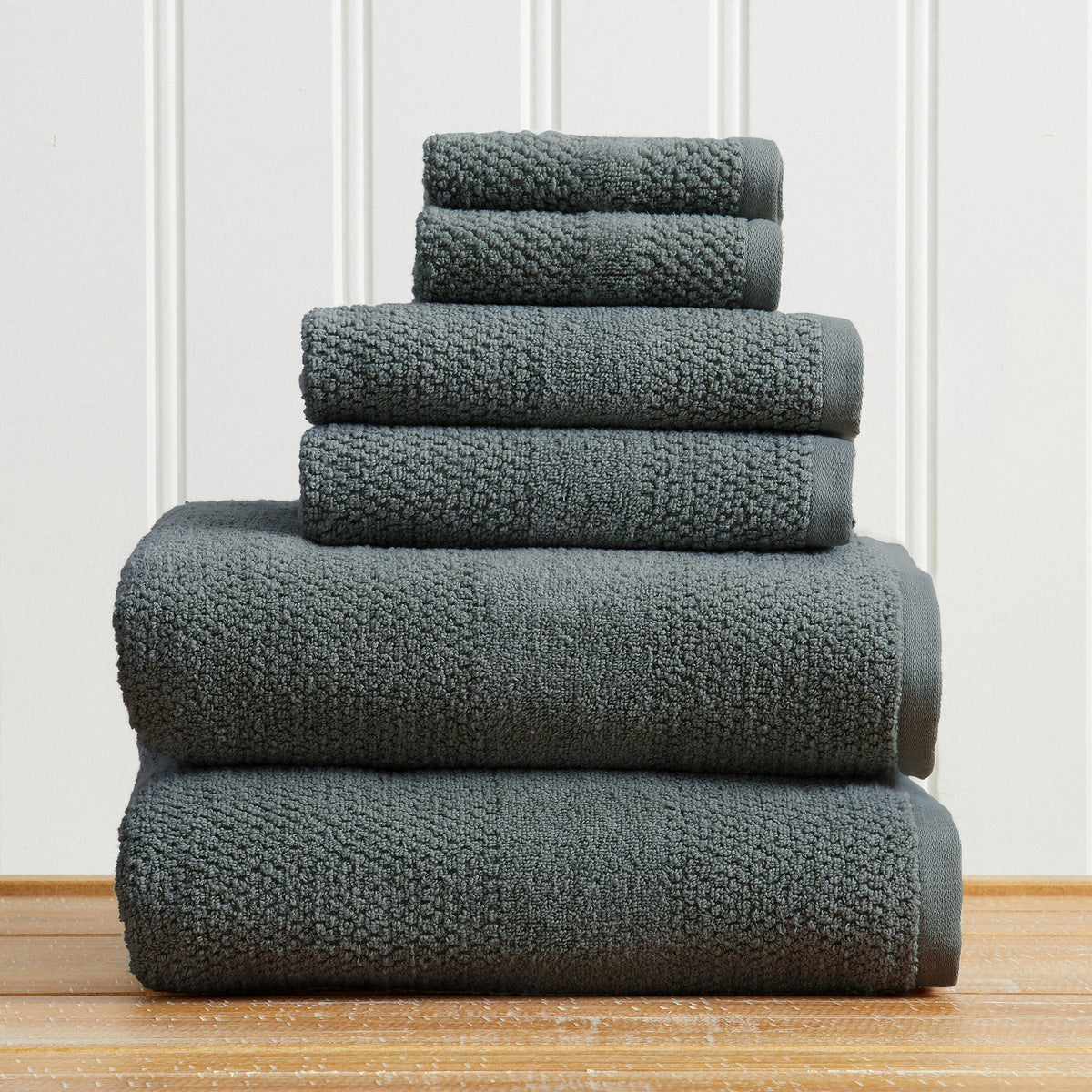 Marbella Textured Cotton Bath Towel Set