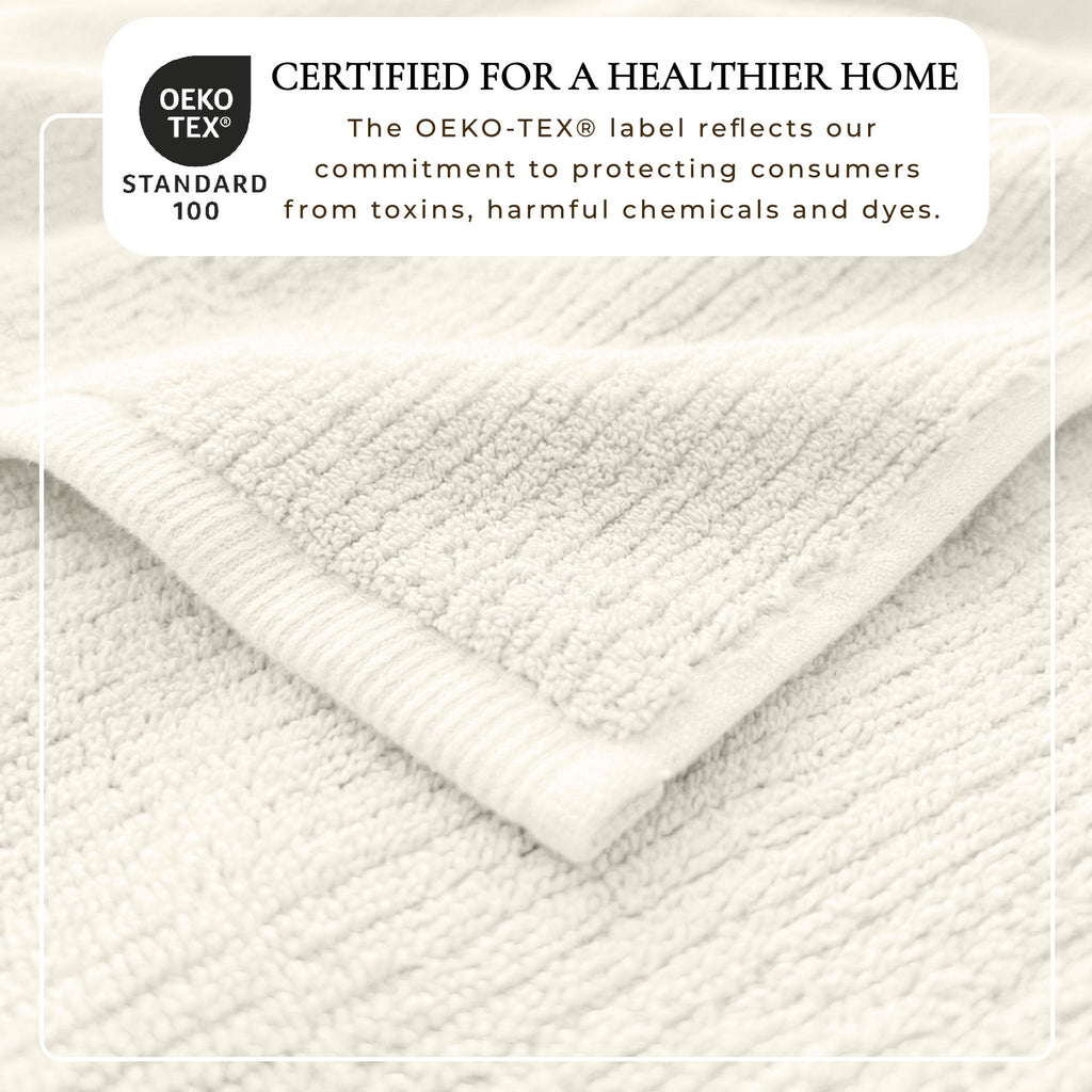 Georgiana Turkish Cotton Ribbed Towel Set (6-Piece)