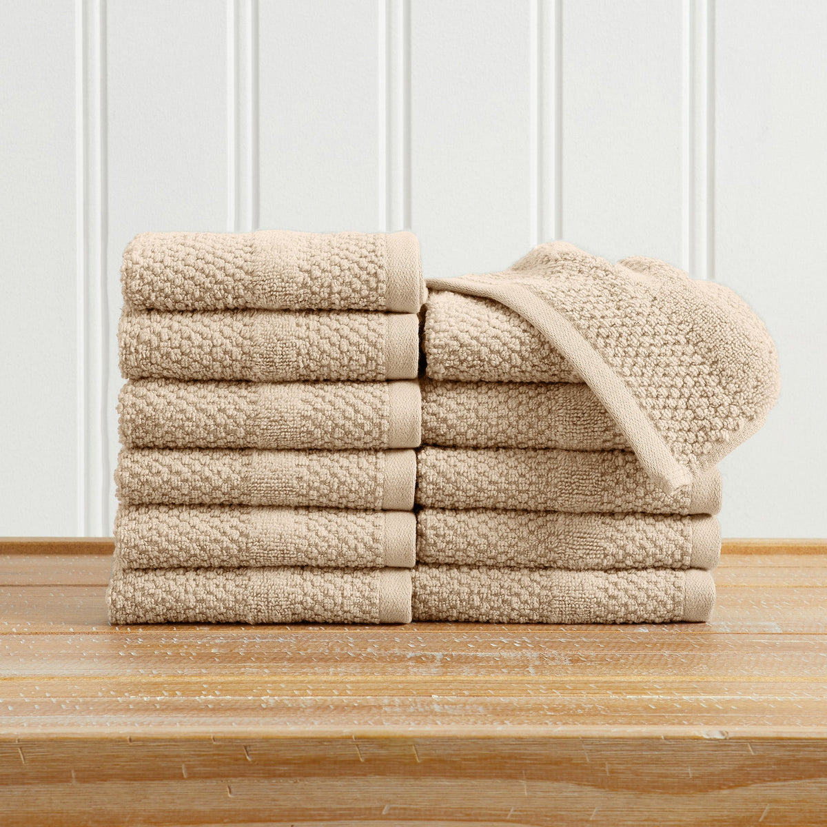 Marbella Textured Cotton Bath Towel Set