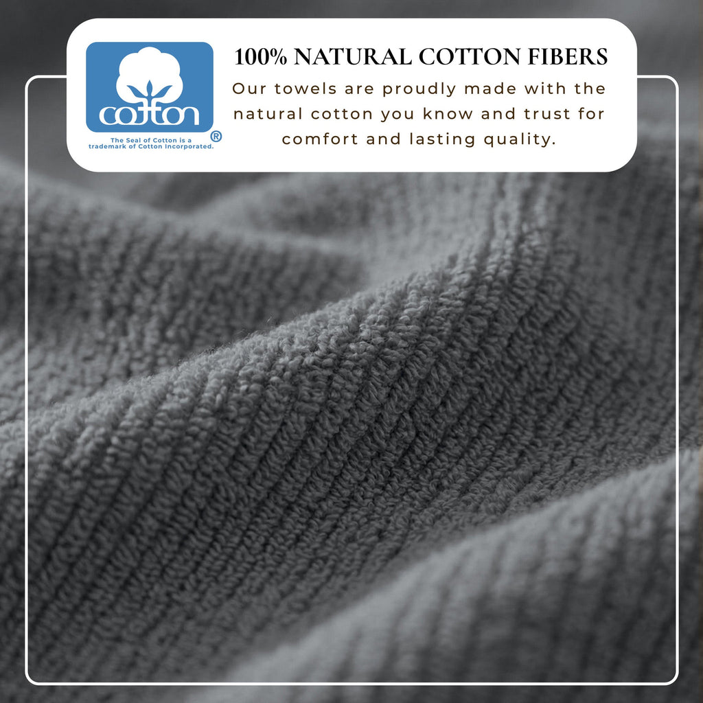 Georgiana Turkish Cotton Ribbed Towel Set (6-Piece)