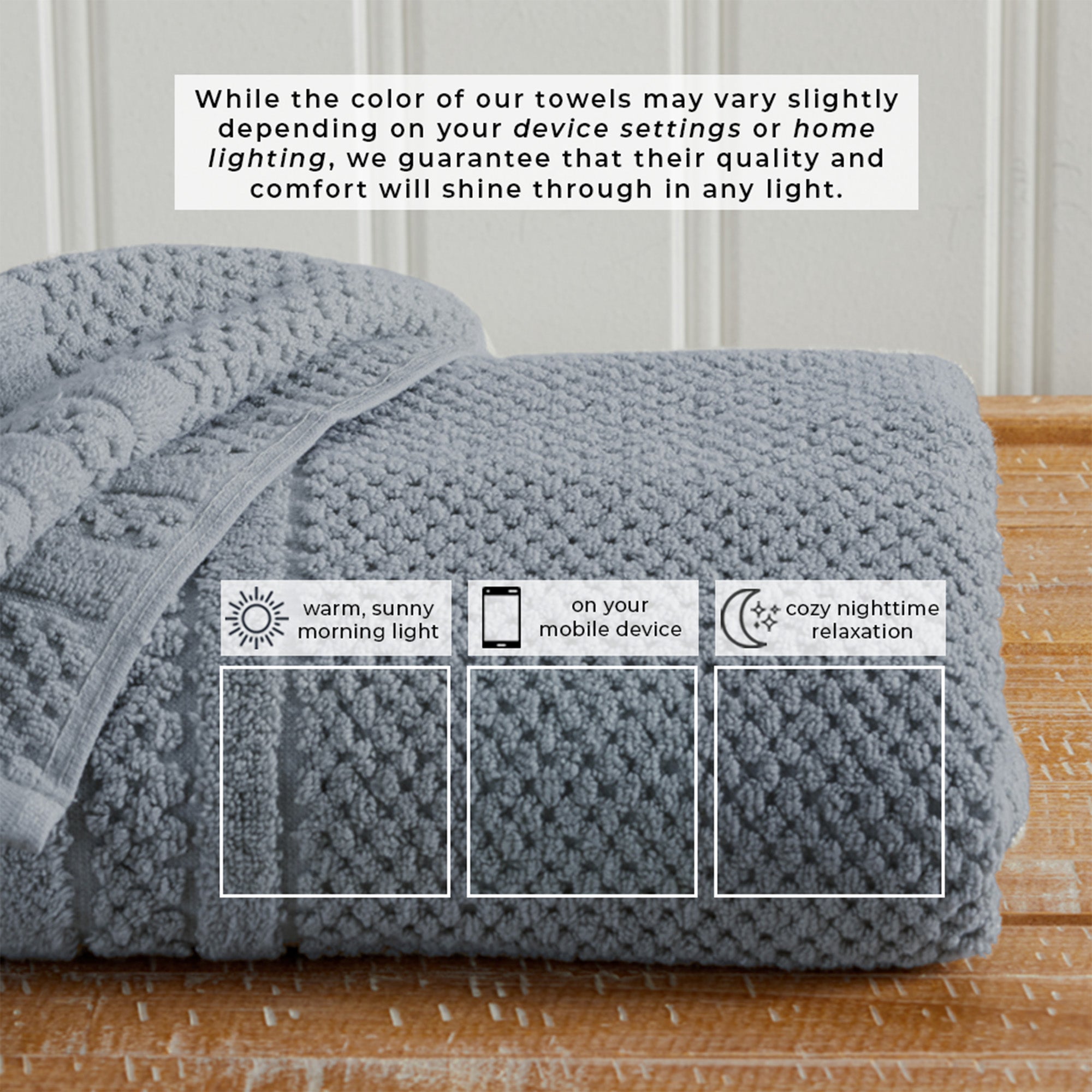 Giuliana Checkered Cotton Bath Towel Set