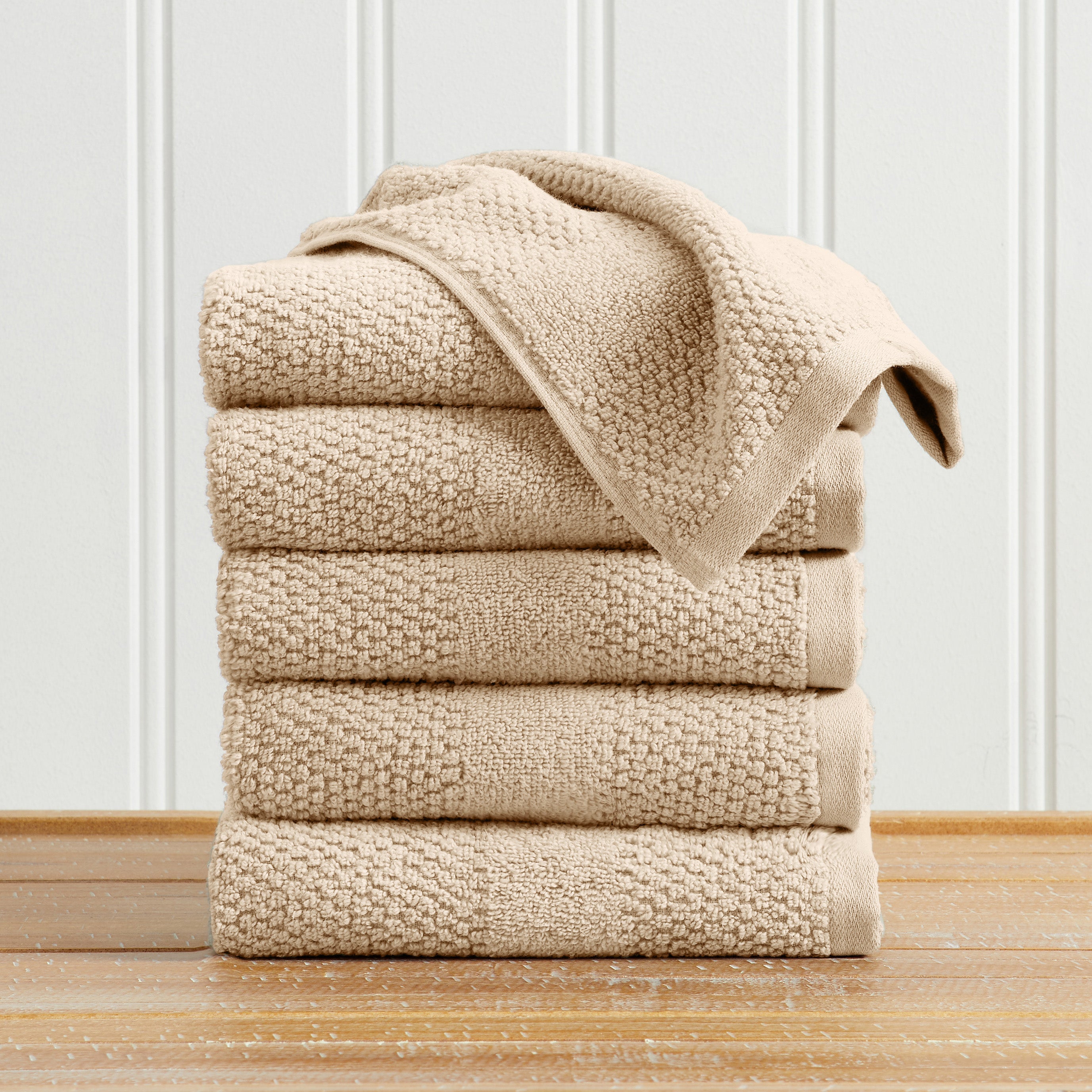 Marbella Textured Cotton Bath Towel Set
