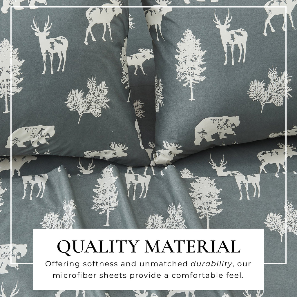 Mountain Ridge Lodge Printed Sheet Set