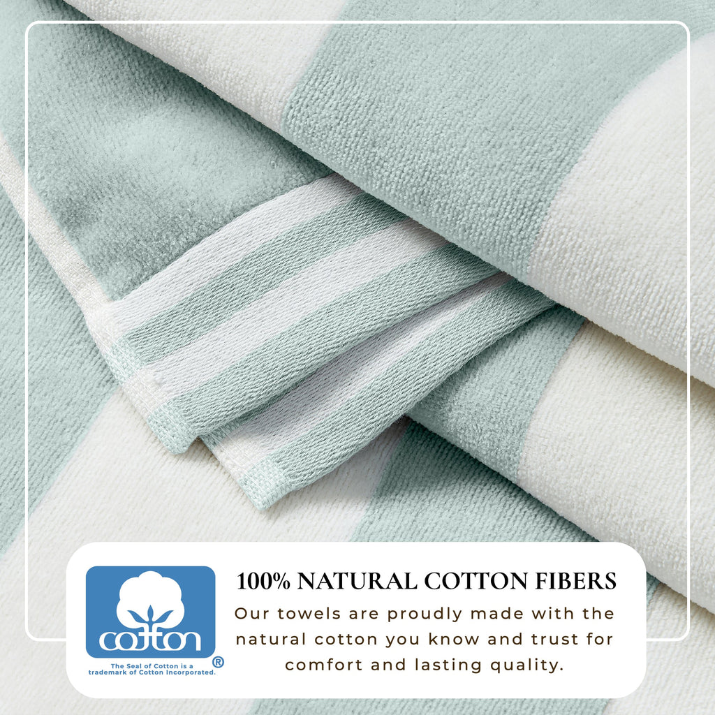 Edgartown Striped Cabana Beach Towel