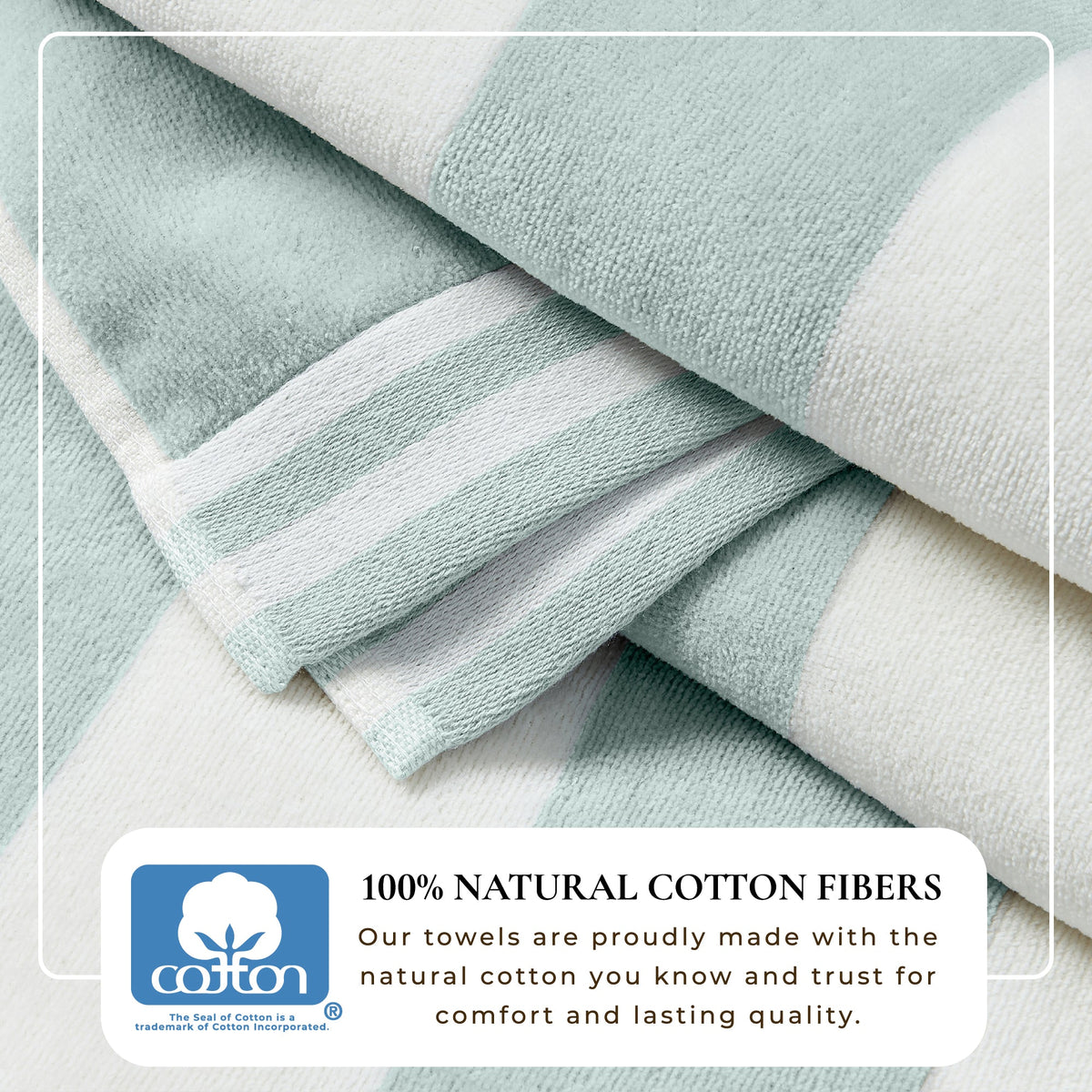 Edgartown Striped Cabana Beach Towel