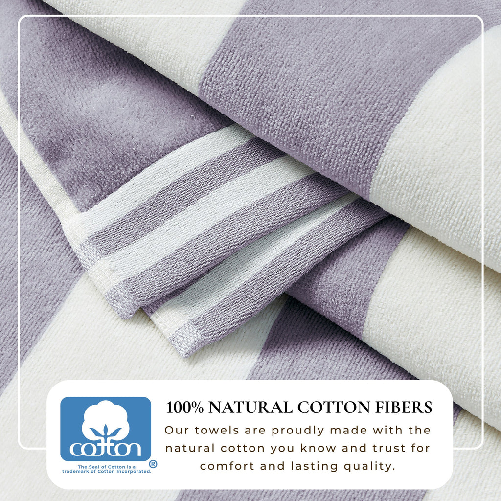 Edgartown Striped Cabana Beach Towel