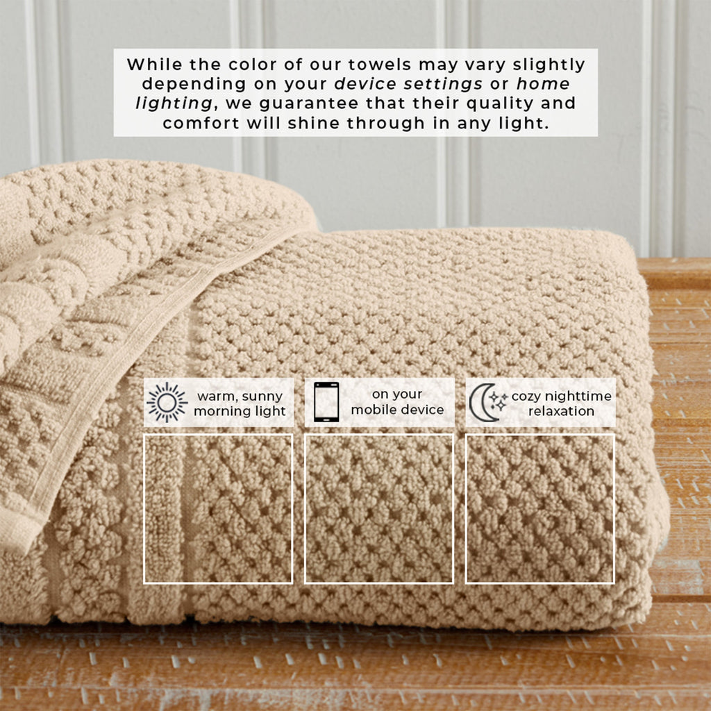 Giuliana Checkered Cotton Bath Towel Set