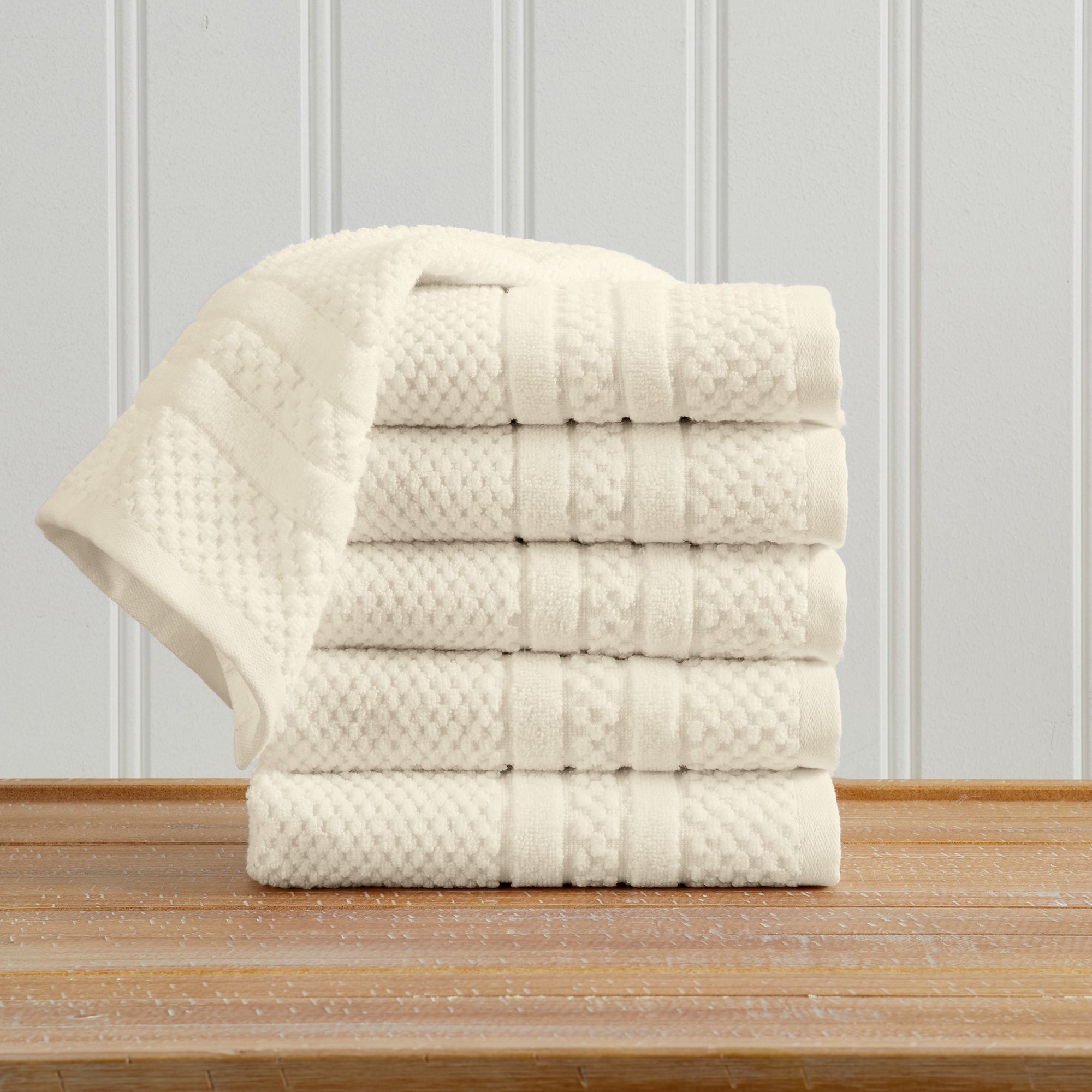 Giuliana Checkered Cotton Bath Towel Set