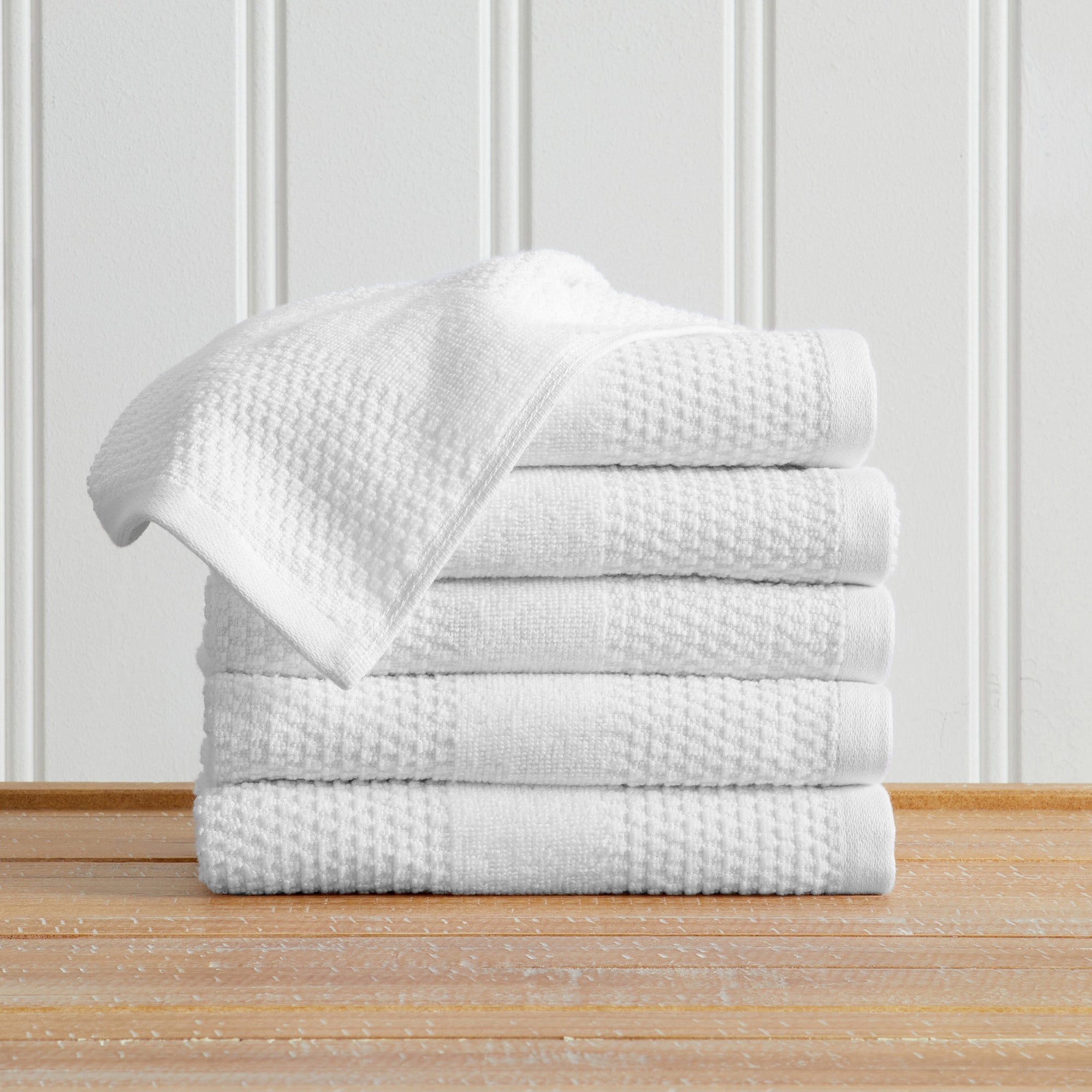 Marbella Textured Cotton Bath Towel Set