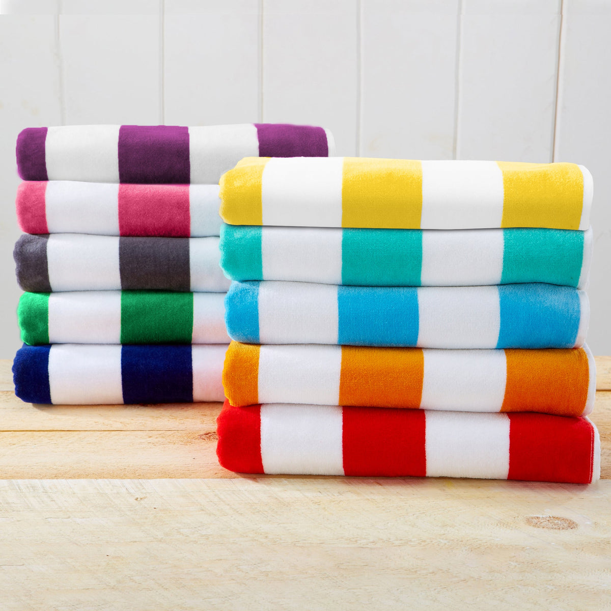 Novia Cabana Stripe Cotton Beach Towel
