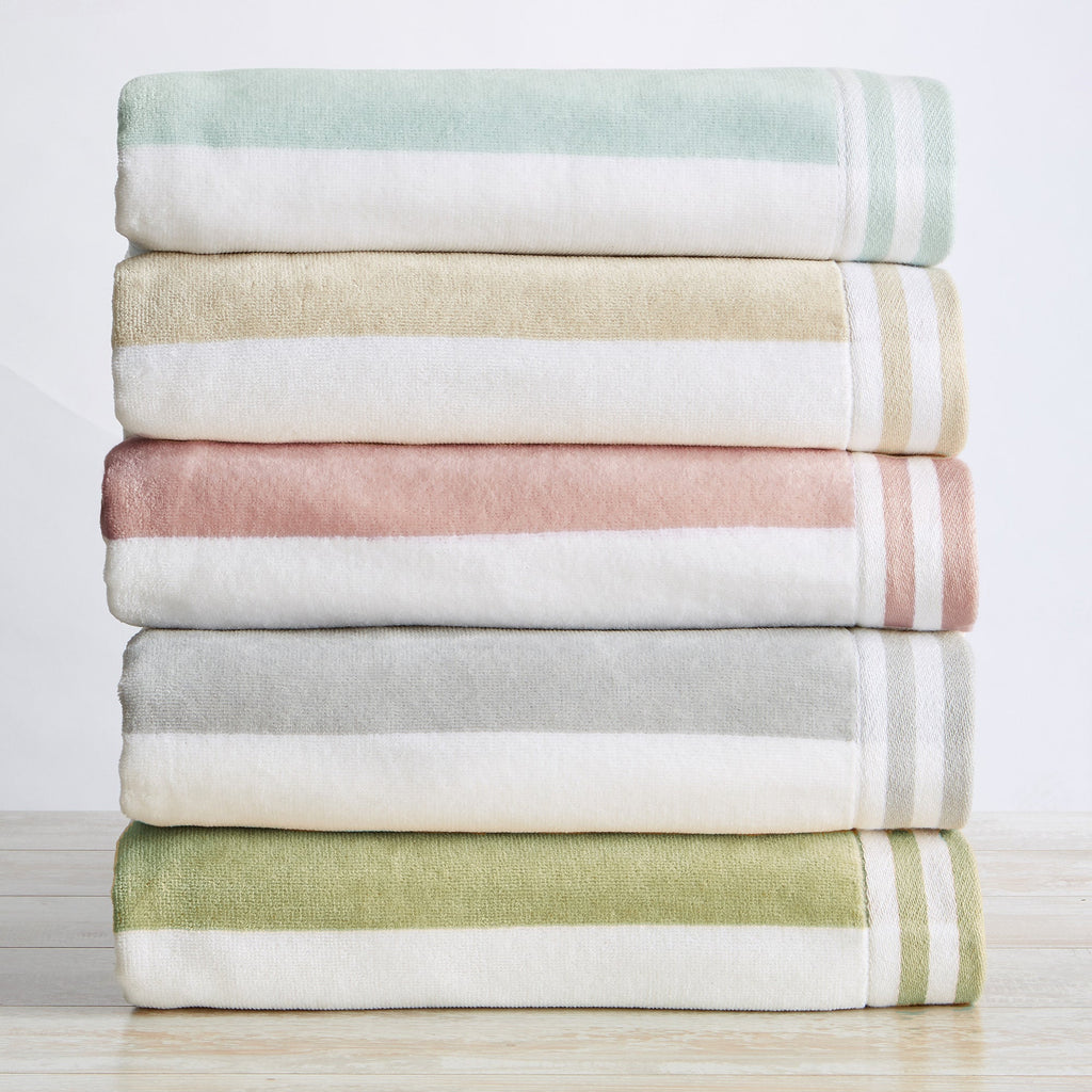Edgartown Striped Cabana Beach Towel
