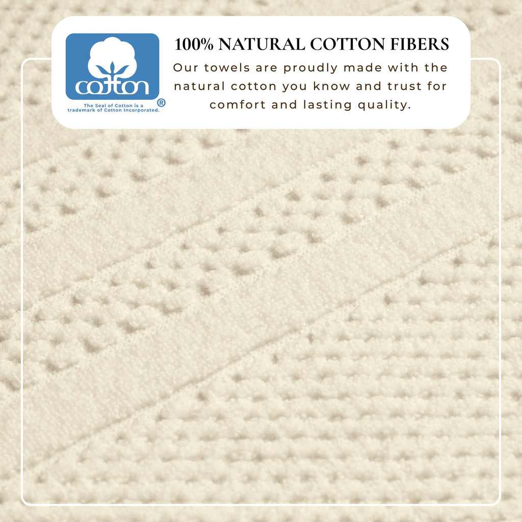 Giuliana Checkered Cotton Bath Towel Set